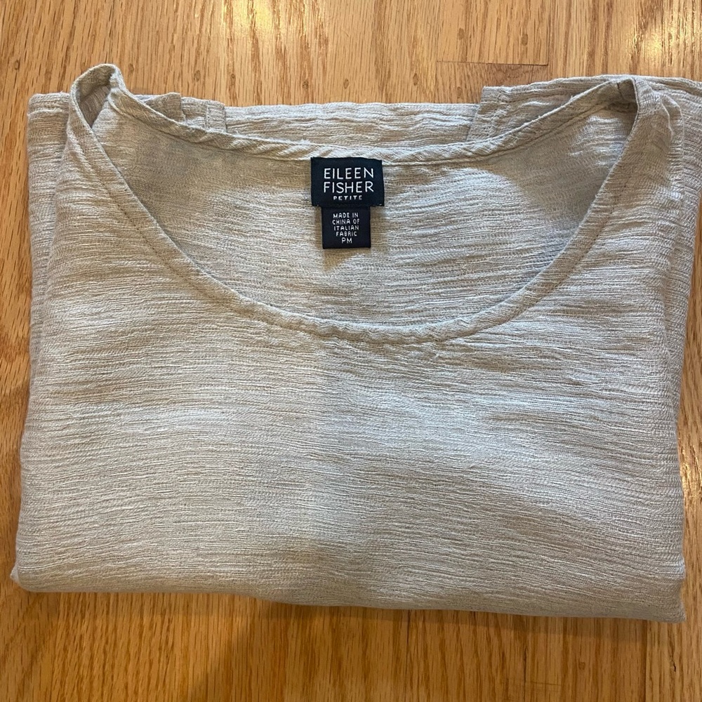 Eileen Fisher Linen Cotton Blend Tank